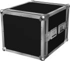 10u Heavy Duty 2 Door Rack Flight Case