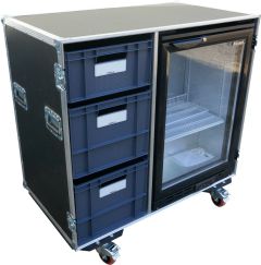 Blizzard Bar 1 Fridge & Drawer Flight Case