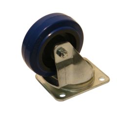 4" Blue Wheeled Swivel Castor