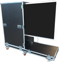 Bespoke 86" Hitatchi Plasma Flight Case