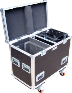 Twin Chauvet Rogue R1 Beam Flight Case