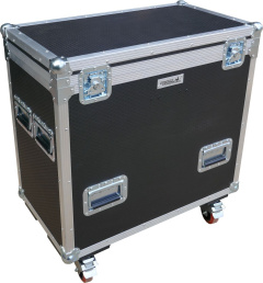 Twin Chauvet Rogue R3 Spot Flight Case