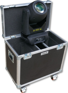 eLumen8 9RE Beam Flight Case - Holds 2 In use