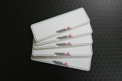 5 x Self Adhesive Eurobox Tour Labels