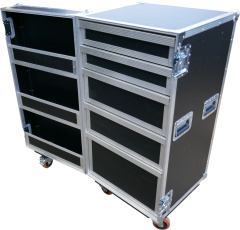 Drawer Flight Case With Storage Door