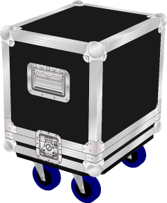 Mackie MR10S MK3 Bass Speaker Flight Case