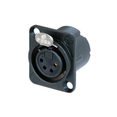 4 Pin Neutrik XLR Female Chassis Connector NC4FDLXBAG