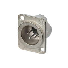4 Pin Neutrik XLR Male Chassis Connector NC4MDLX