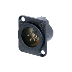 4 Pin Neutrik XLR Male Chassis Connector NC4MDLXBAG
