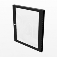 19" Flat Pack Rack Plexiglass door