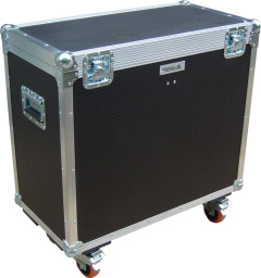 db Technologies Opera 602D holds 2 Flight Case