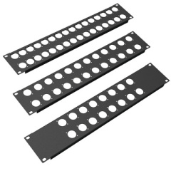2u 19"Punched XLR Panel R1269 2u