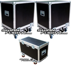 FBT 2 x SUBLine 15SA & 1 x Twin Pro MaxX 14A Flight Cases