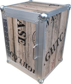 Retro Tea Chest Bedside Cabinet
