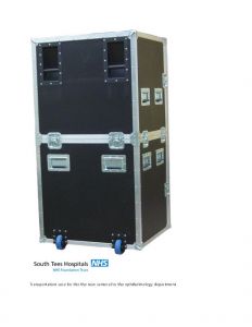 NHS SouthTees Hospital Opthalmology Camera Flight Case