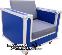 Blue Flightcase Chair