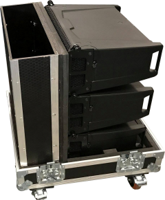 RCF HDL6A Flight Case holds 3 