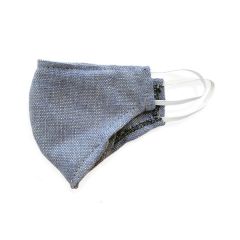 Washable Cloth Safety Mask with filter pouch (Blue)