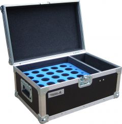 Microphone Flight Case holds 25