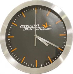 10" Metal Swanflight Flight Cases Wall Clock 