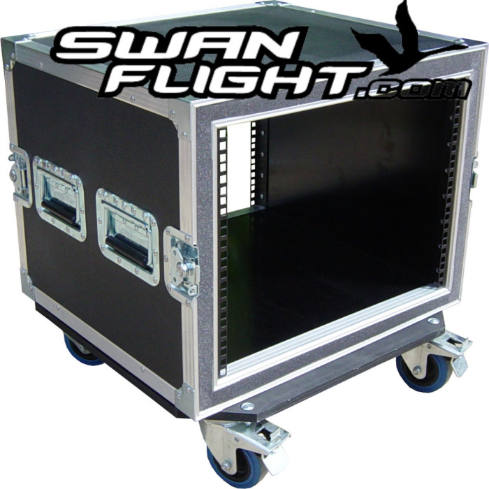 Shock Mount Rack Flight Case 8u Shockmount Foam Suspended Rack Flight Case | Swanflight