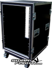 16u Shock-mount Foam Suspended Rack Flight Case
