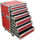 6 Drawer Tool Chest Flight Case