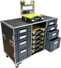 8 Drawer Motorsport & 6 Stanley Fatmax Organisers Tool Flight Case