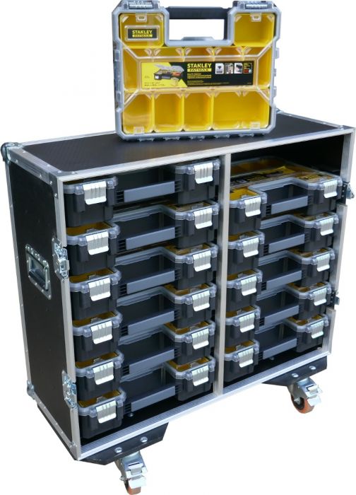 Organiseur 12 cases Stanley Fatmax Compartiments amovibles. 450 x 356 x 108  mm