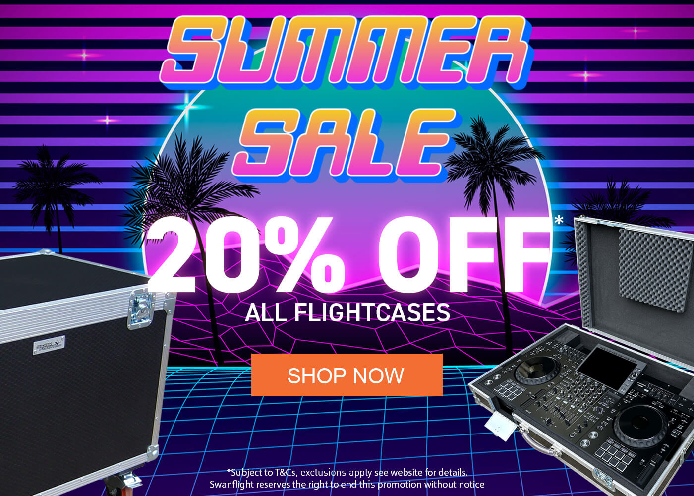 20% OFF Swanflight Summer Sale