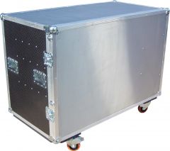 Custom 12 Drawer Motorsport Flight Case with Stainless Steel Top & Table