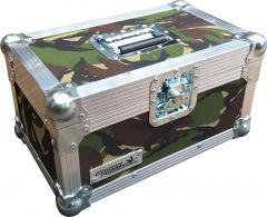 7" 200 Material Camouflage Recordbox Flight Case