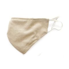 Washable Cloth Safety Mask with filter pouch (Cream)