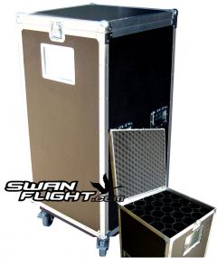 Tubed Mic Stand Flight Case (Holds 25)